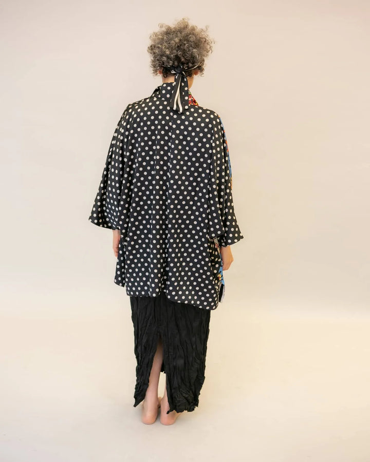 Paisley Bib Crinkle Maxi Dress, Multi