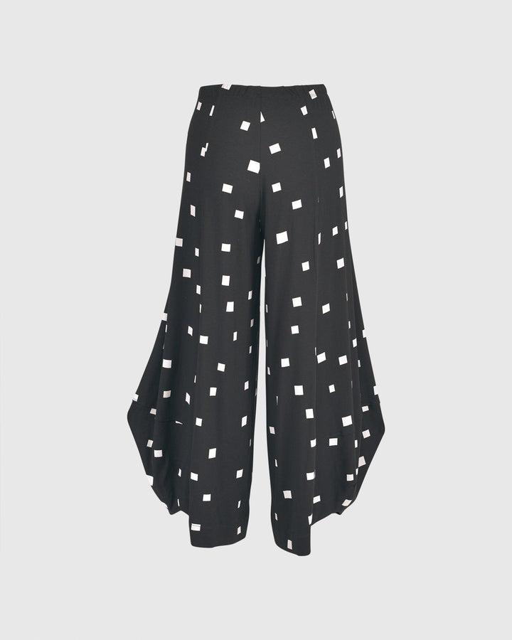 Abby Punto Pants, Squares - Alembika Designer Women's Clothing