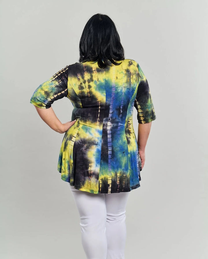 Dreamy V-Neck Top, Tie Dye