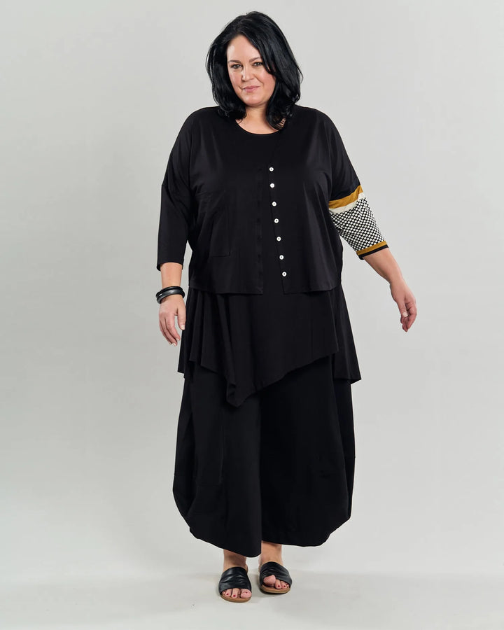 Kenna Crop Cardigan, Circles