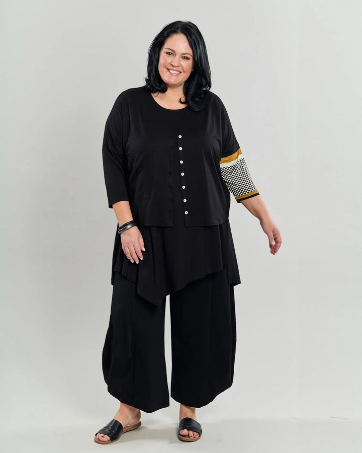 Kenna Crop Cardigan, Circles