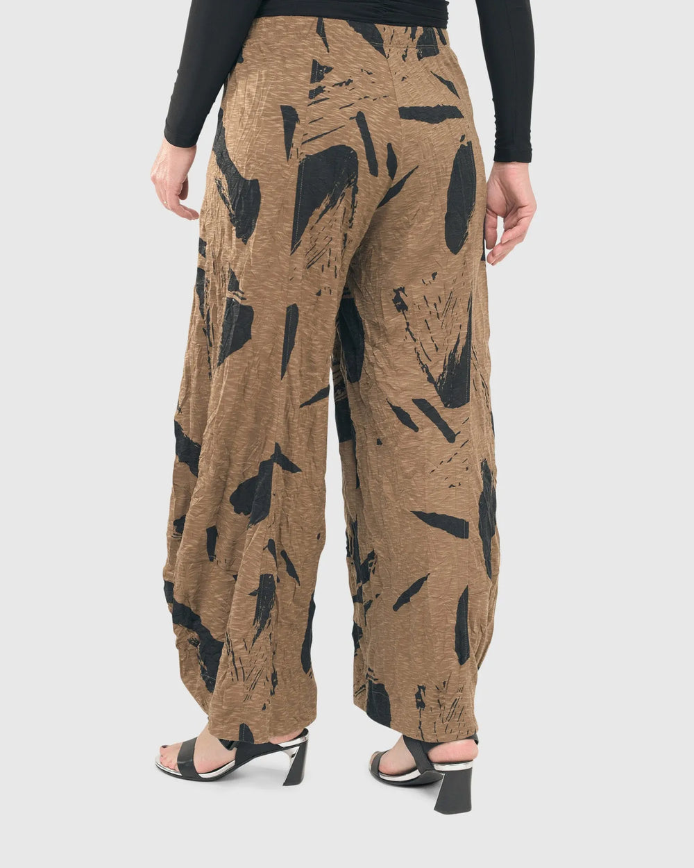 Crinkle Punto Pants for women over 50