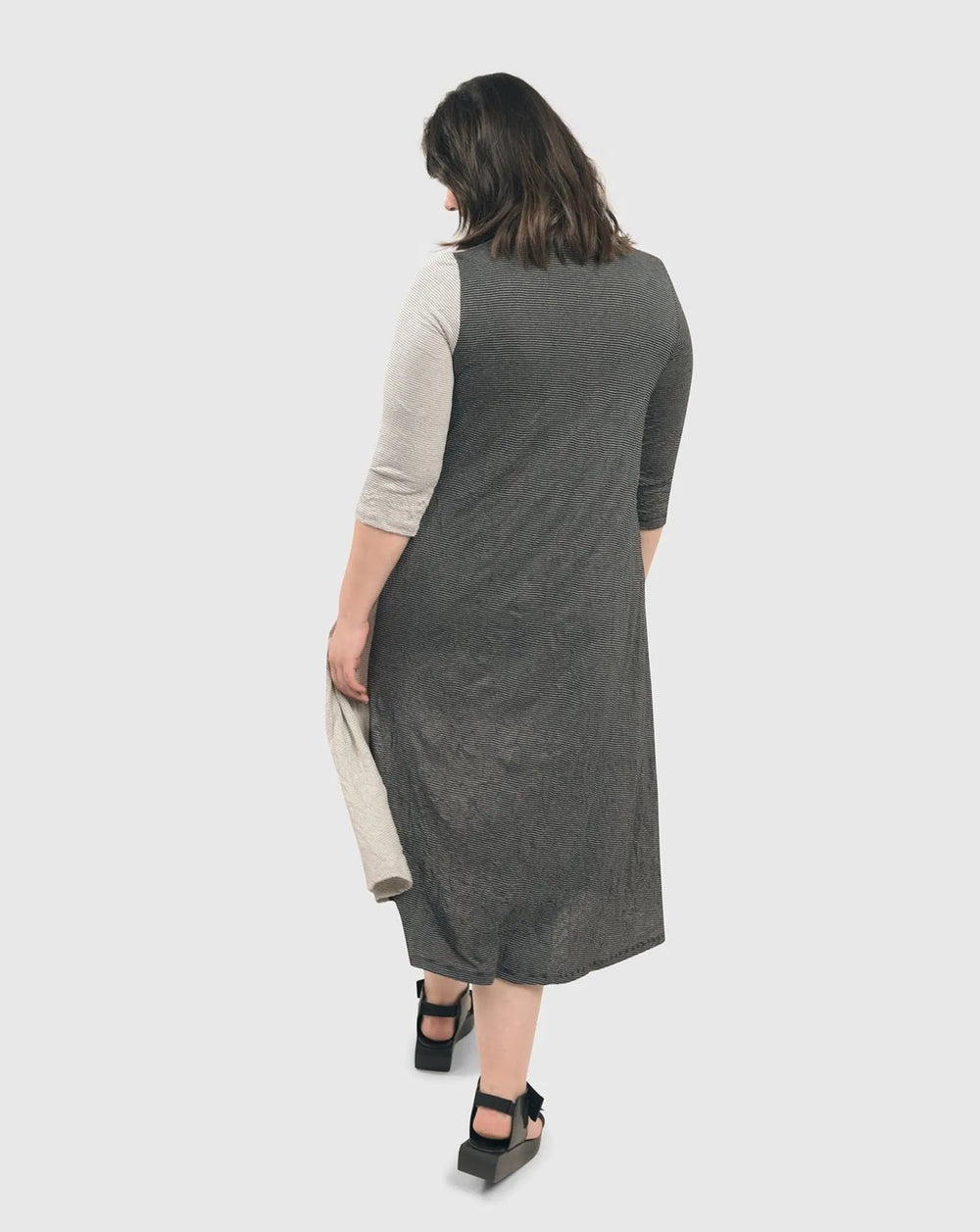 Crinkle Swing Dress for plus size women