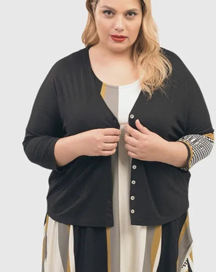 Kenna Crop Cardigan, Circles