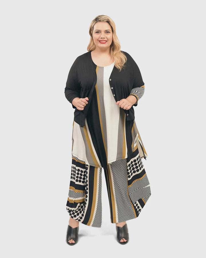 Kenna Crop Cardigan, Circles