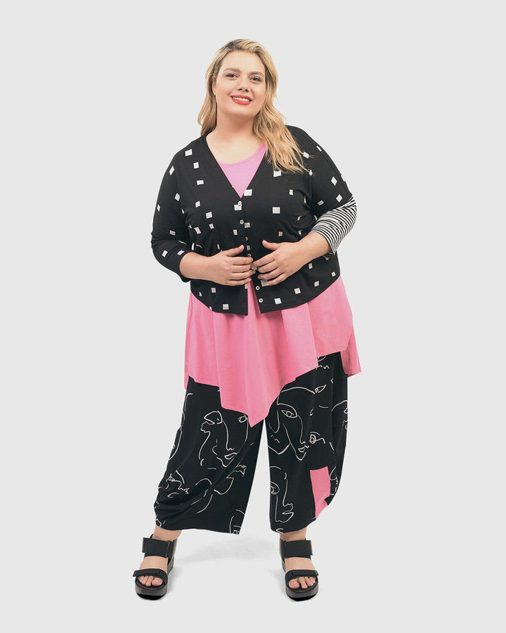 Ani Sleeveless Tunic Top, Bazooka - Alembika Designer Women's Clothing