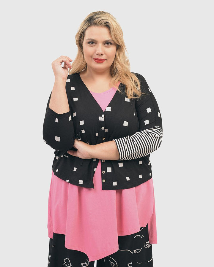 Ani Sleeveless Tunic Top, Bazooka - Alembika Designer Women's Clothing