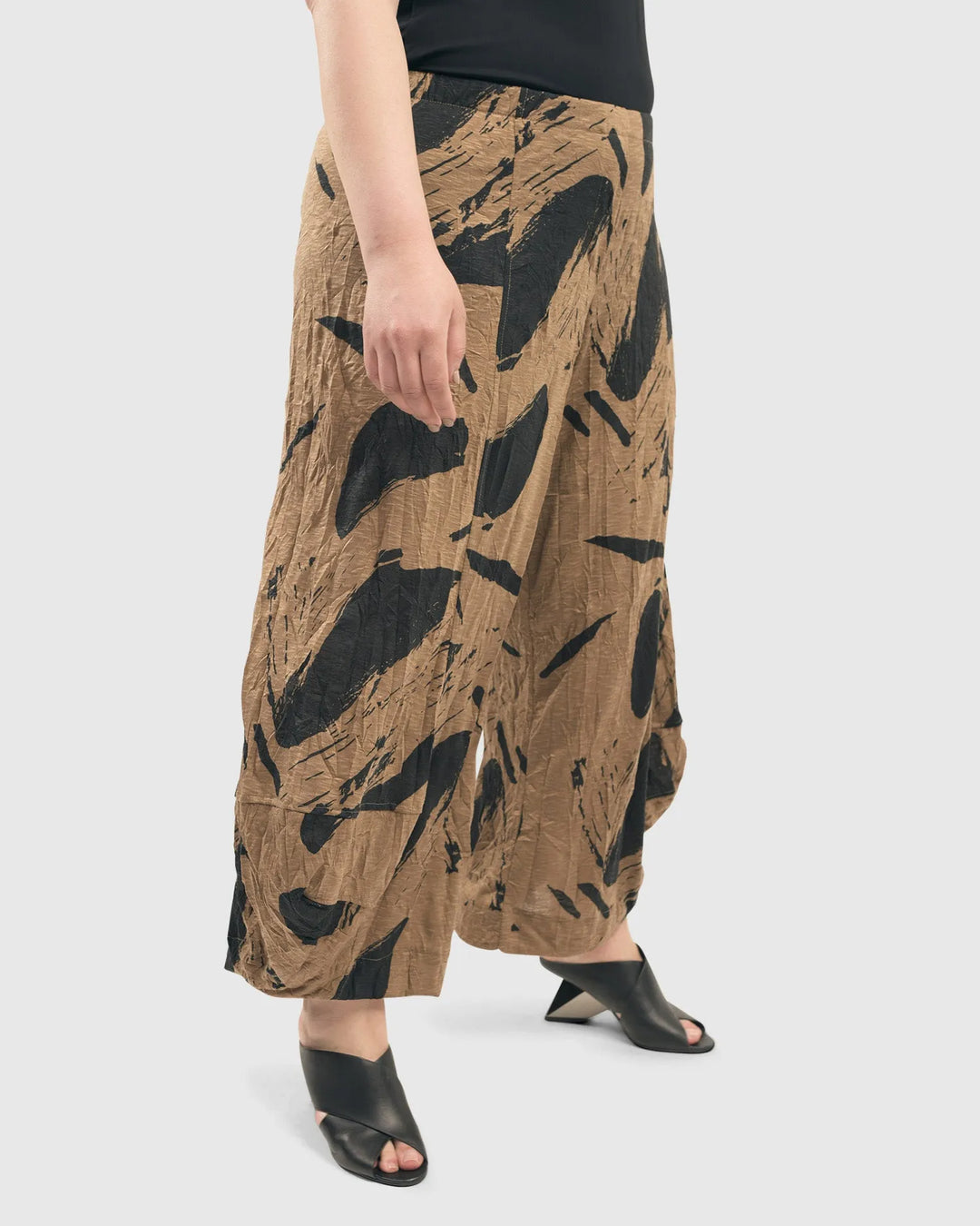 Crinkle Punto Pants for women over 50