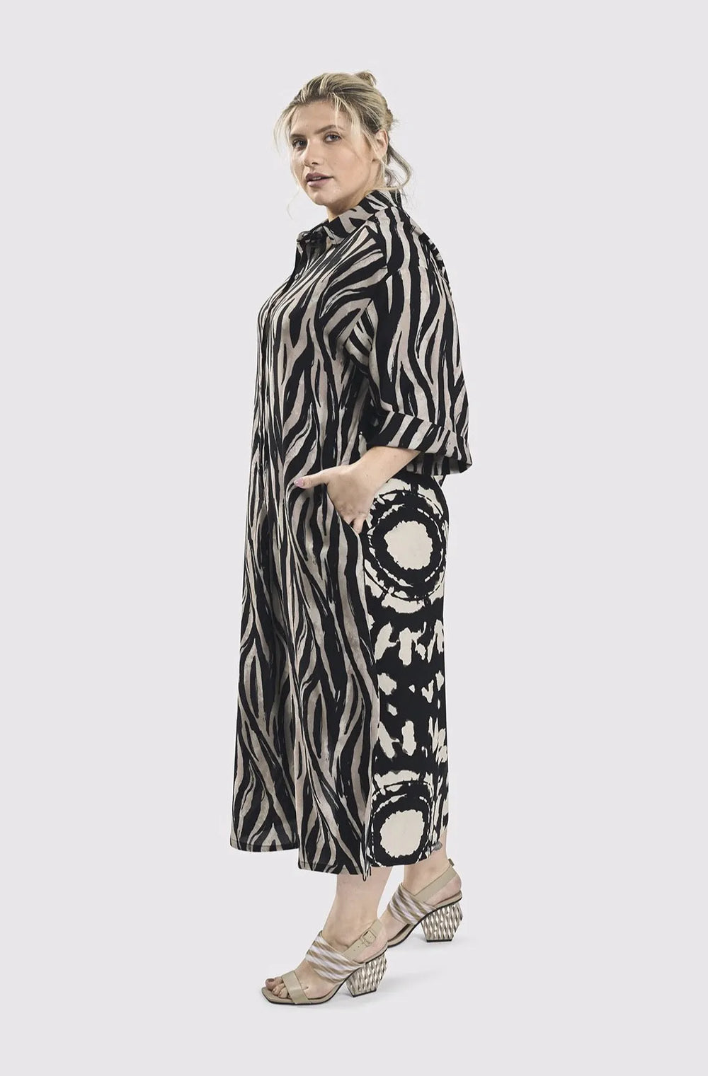 shayna maxi shirtdress for women over 60