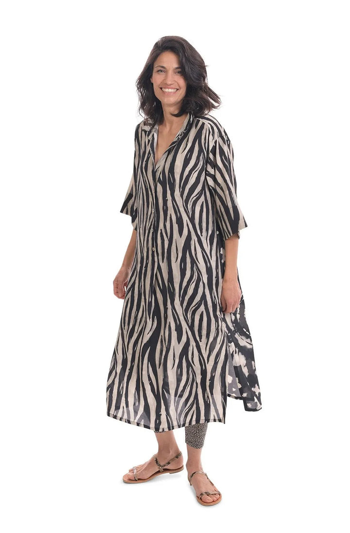 shayna maxi shirtdress for women over 60