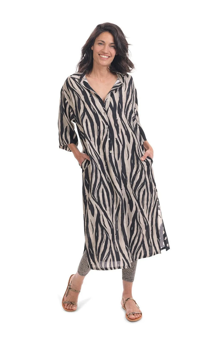 shayna maxi shirtdress for women over 60