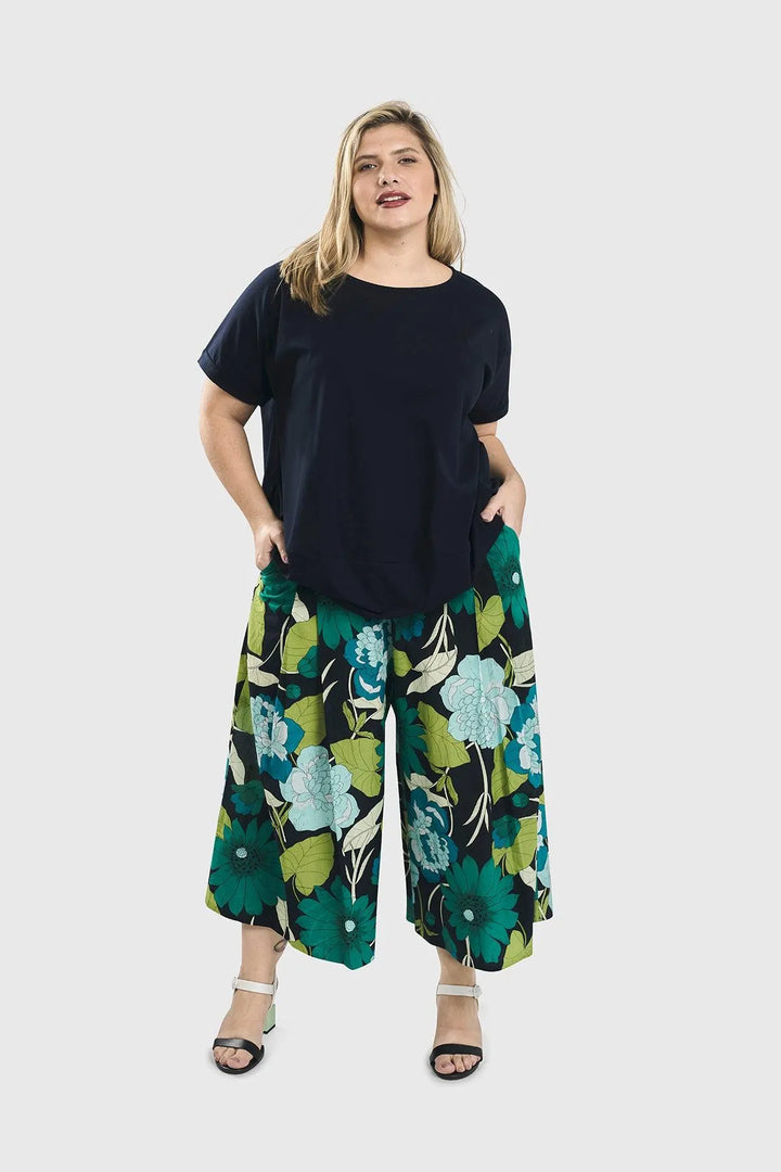 Cara Wide-Leg Pants, Floral