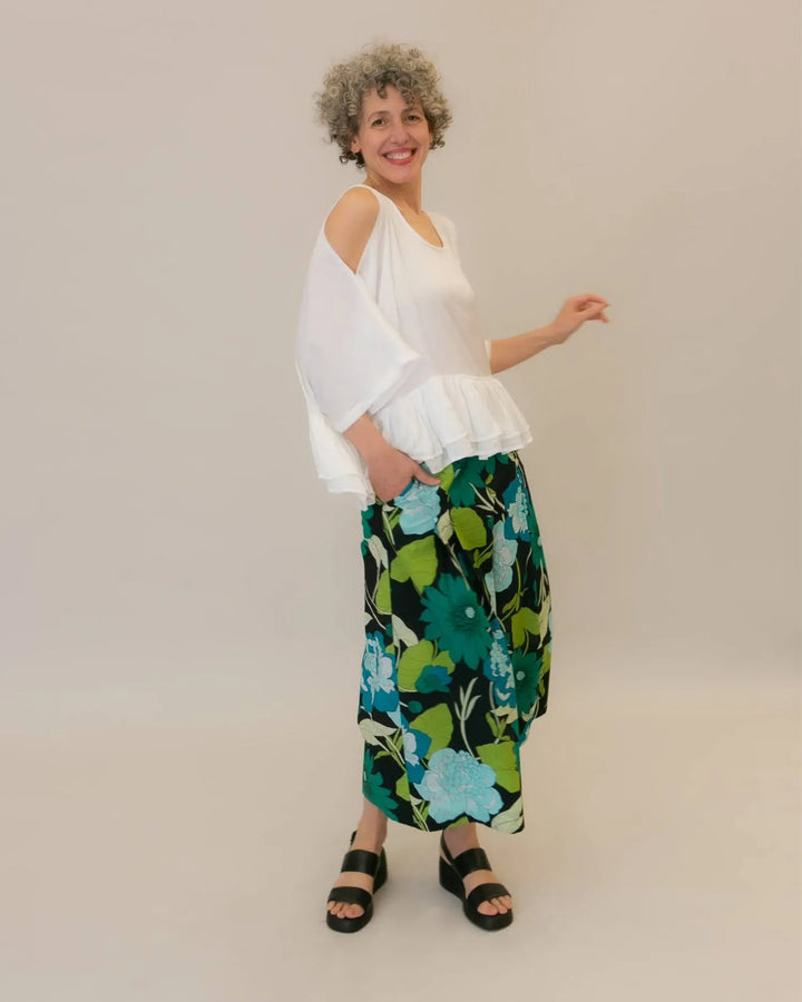 Cara Wide-Leg Pants, Floral