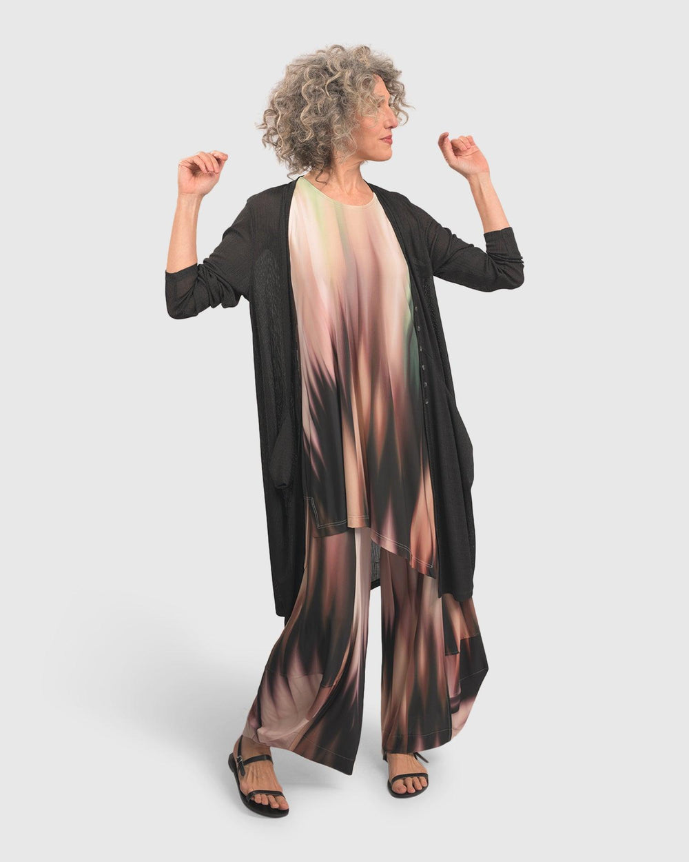 Delight Tunic Top, Plume - Alembika Designer Women's Clothing