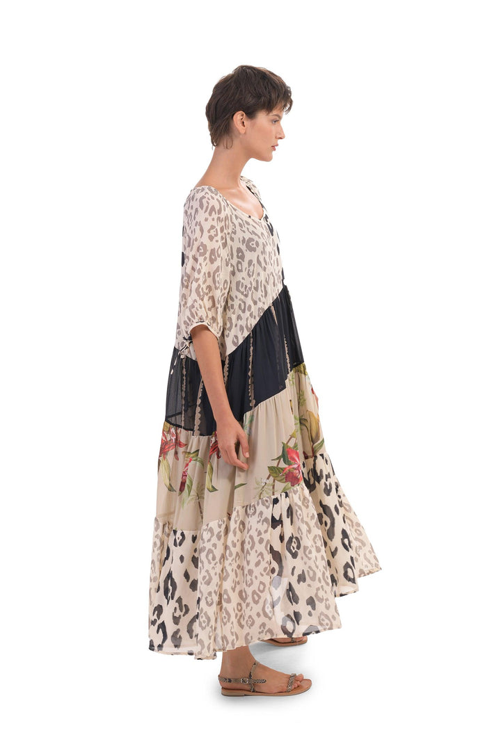 Cat Swing Maxi Dress - Alembika Designer Women's Clothing
