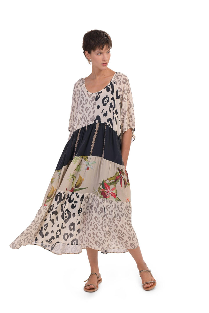 Cat Swing Maxi Dress - Alembika Designer Women's Clothing