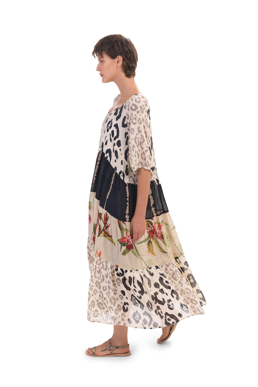 Cat Swing Maxi Dress - Alembika Designer Women's Clothing