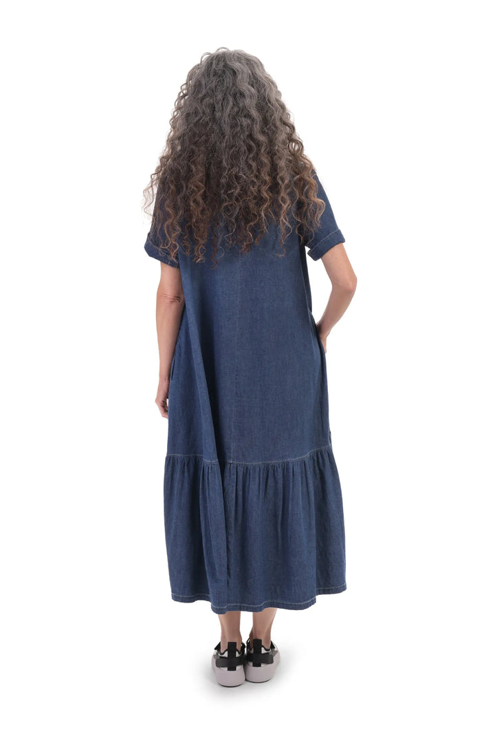 Maya Denim Maxi Dress