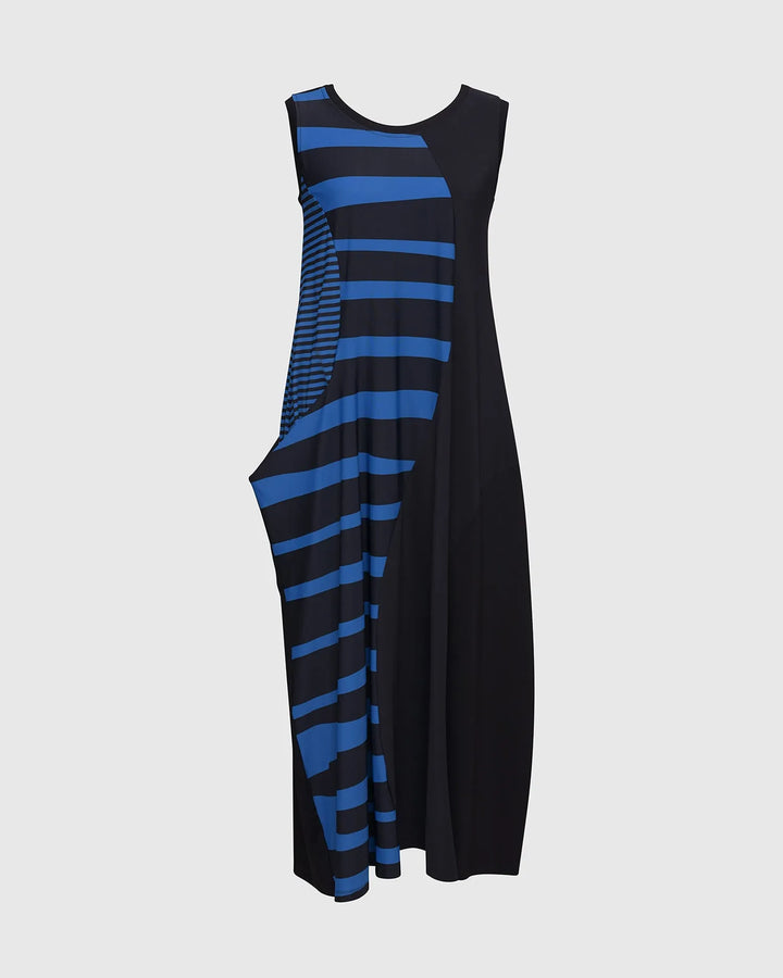 Tekbika Wave Maxi Dress, Ocean