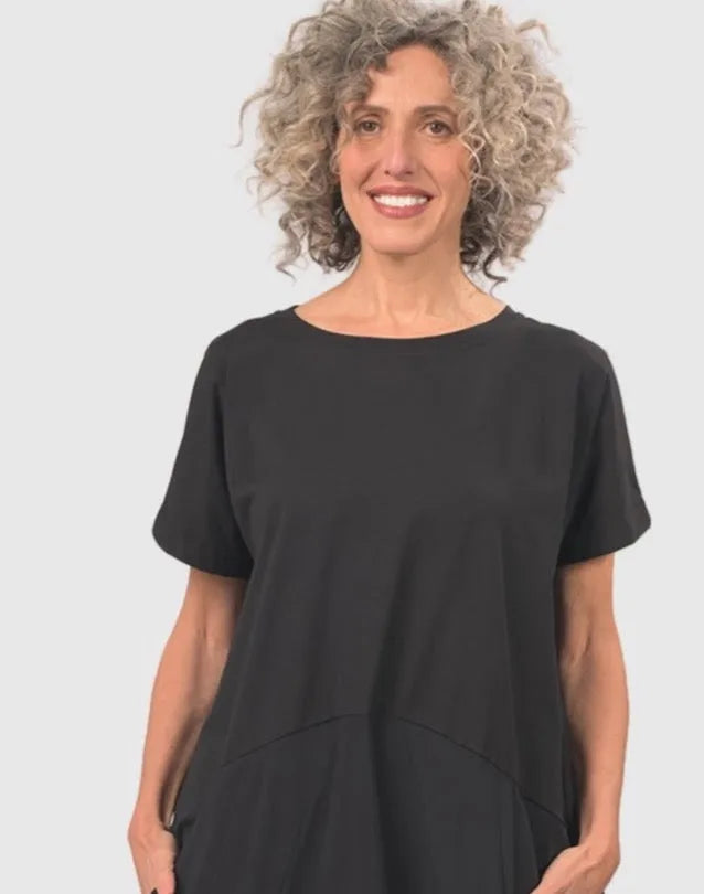 Tekbika Cocoon Dress, Black