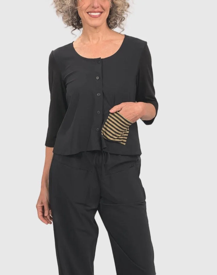 Tekbika Drawstring Pants, Black