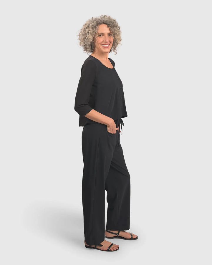 Tekbika Drawstring Pants, Black