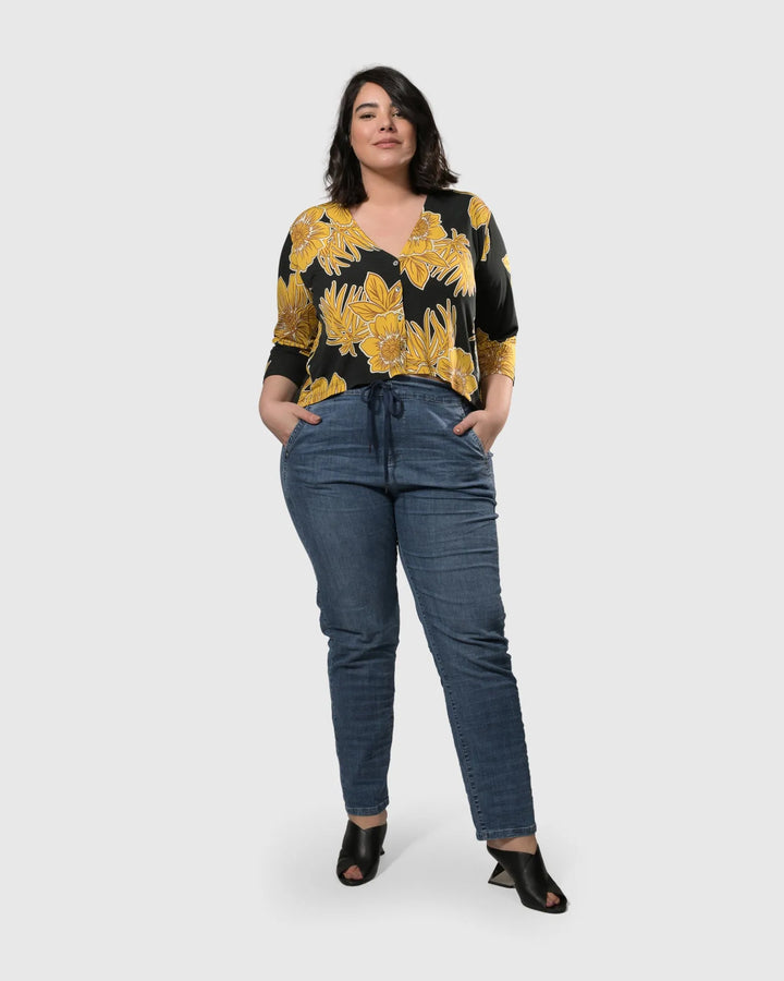 Kona Crop Cardigan Jacket, Gold