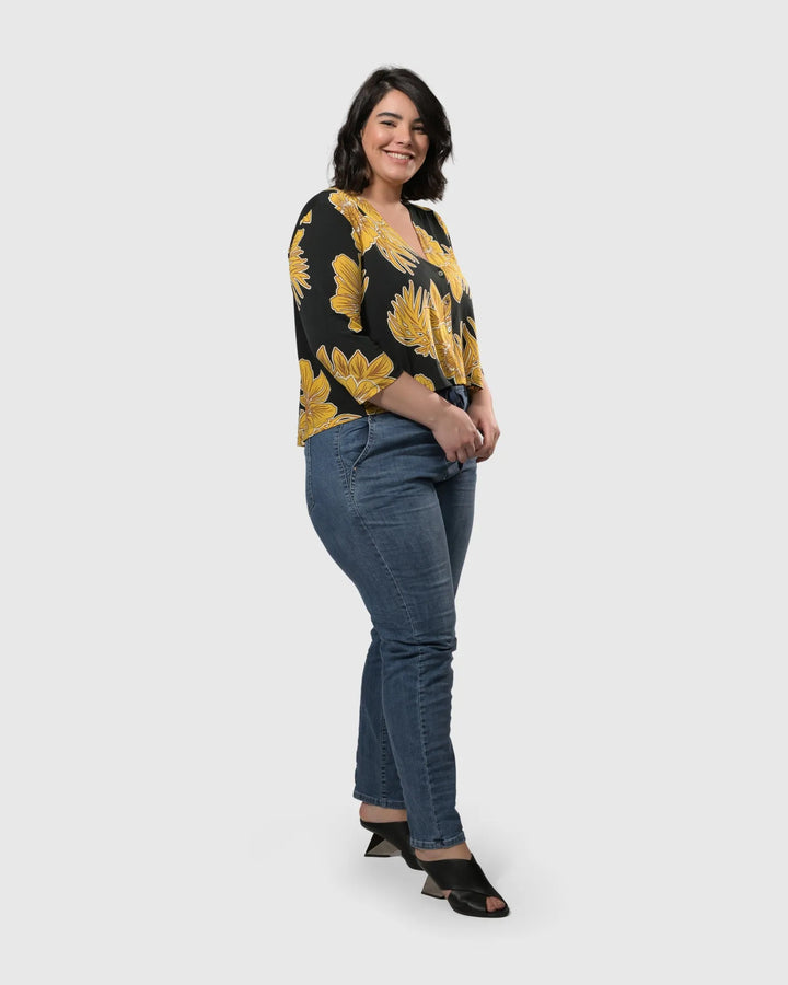 Kona Crop Cardigan Jacket, Gold