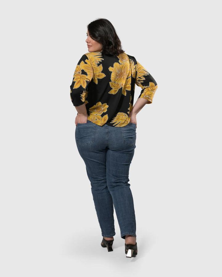 Kona Crop Cardigan Jacket, Gold