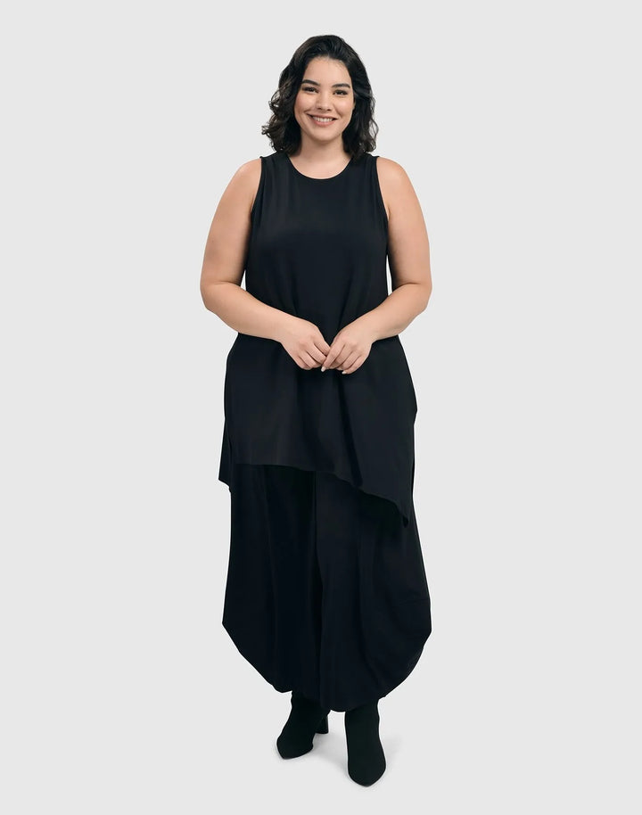 Essential Punto Pants, Tall, Black