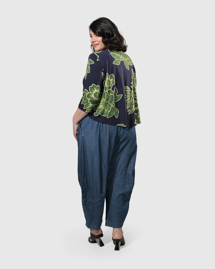 Everywhere Wide-Leg Pants, Denim Blue