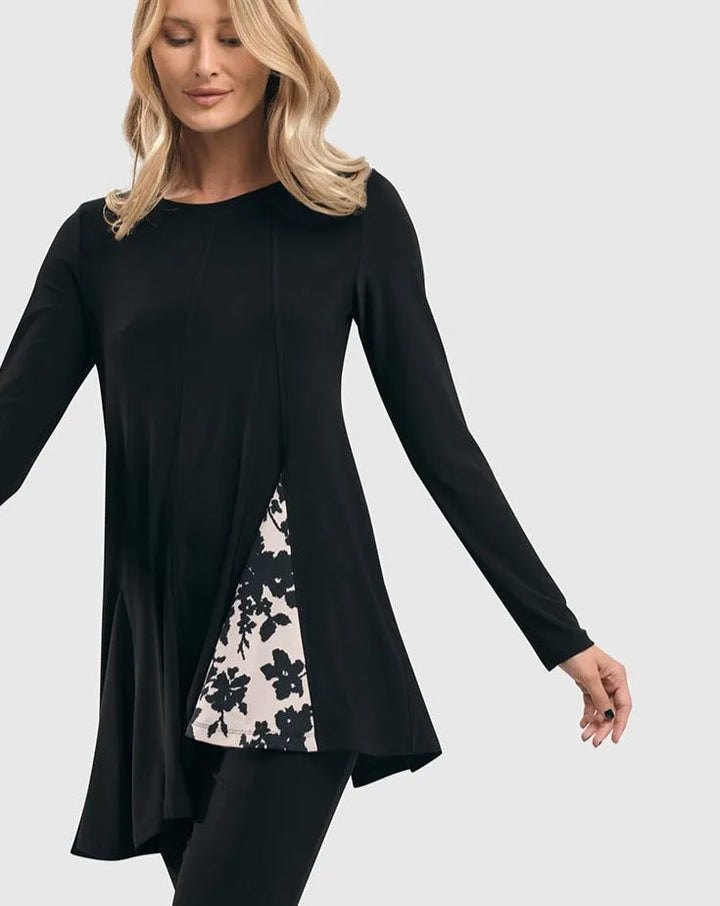 Tekbika Asymmetry Tunic Top, Floral