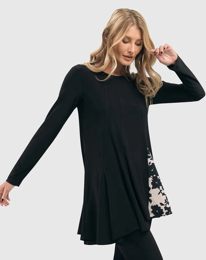 Tekbika Asymmetry Tunic Top, Floral
