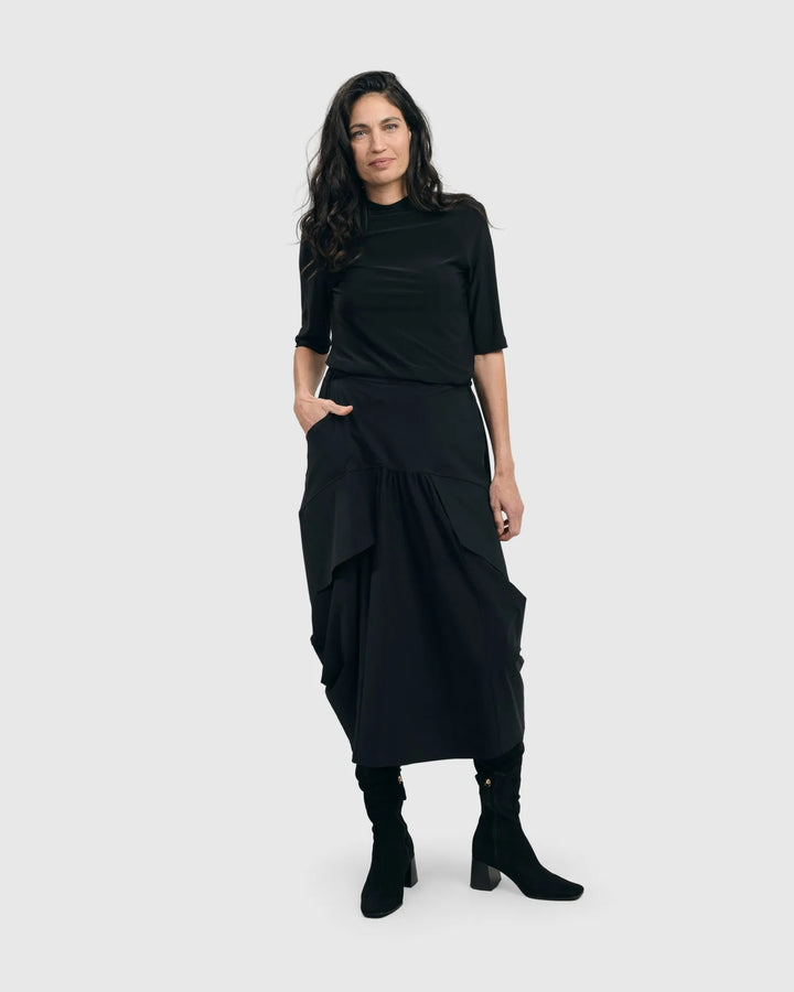 Tekbika Must-Have Mockneck Top, Black