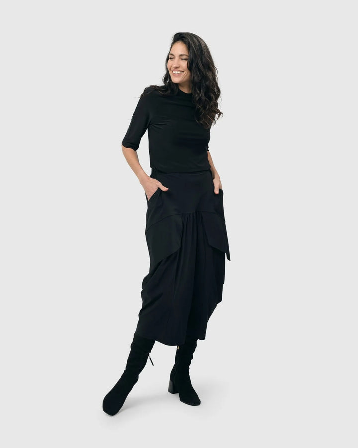 Tekbika Must-Have Mockneck Top, Black