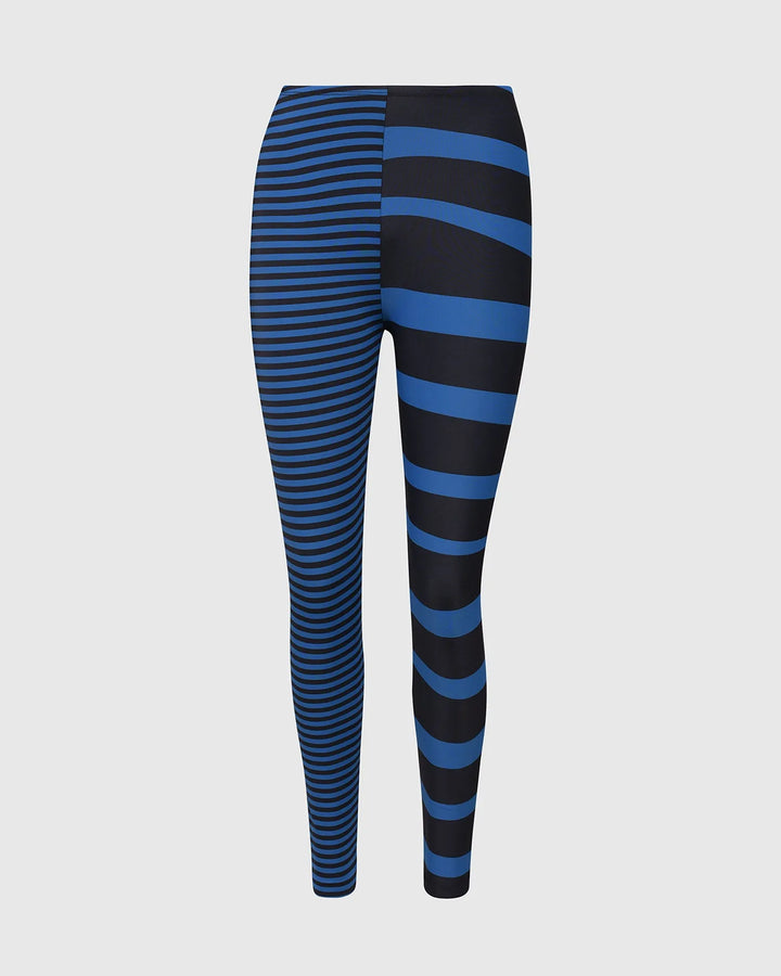 Tekbika Stripe Leggings, Ocean