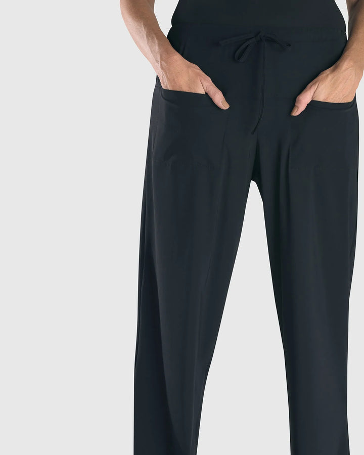 Tekbika Drawstring Pants, Black