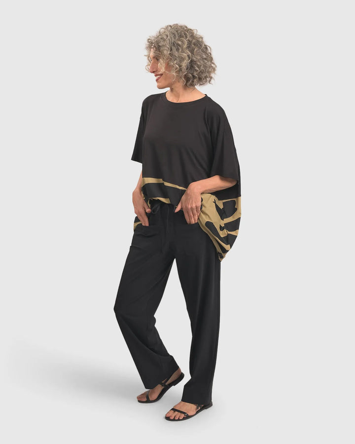 Tekbika Drawstring Pants, Black