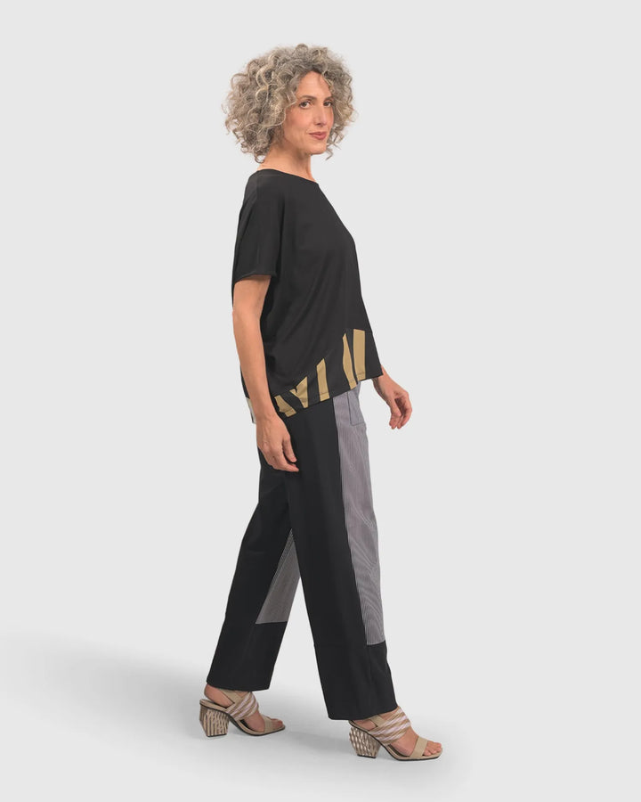 Tekbika Drawstring Pants, Stripe