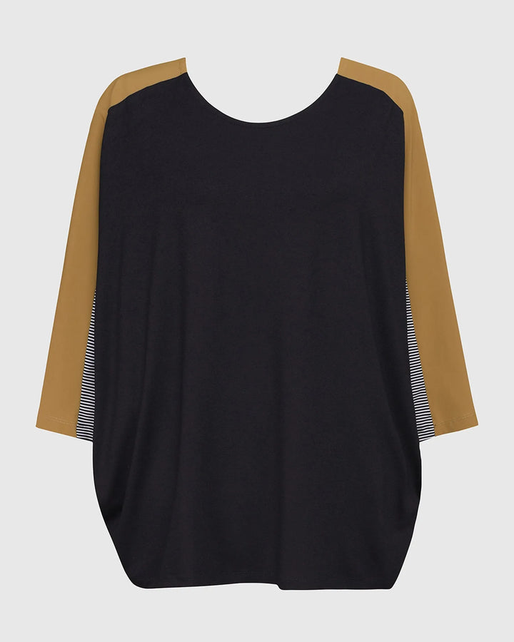 Tekbika Dolman Top, Mustard
