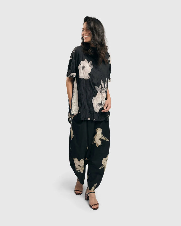Leila Lantern Pants, Roses