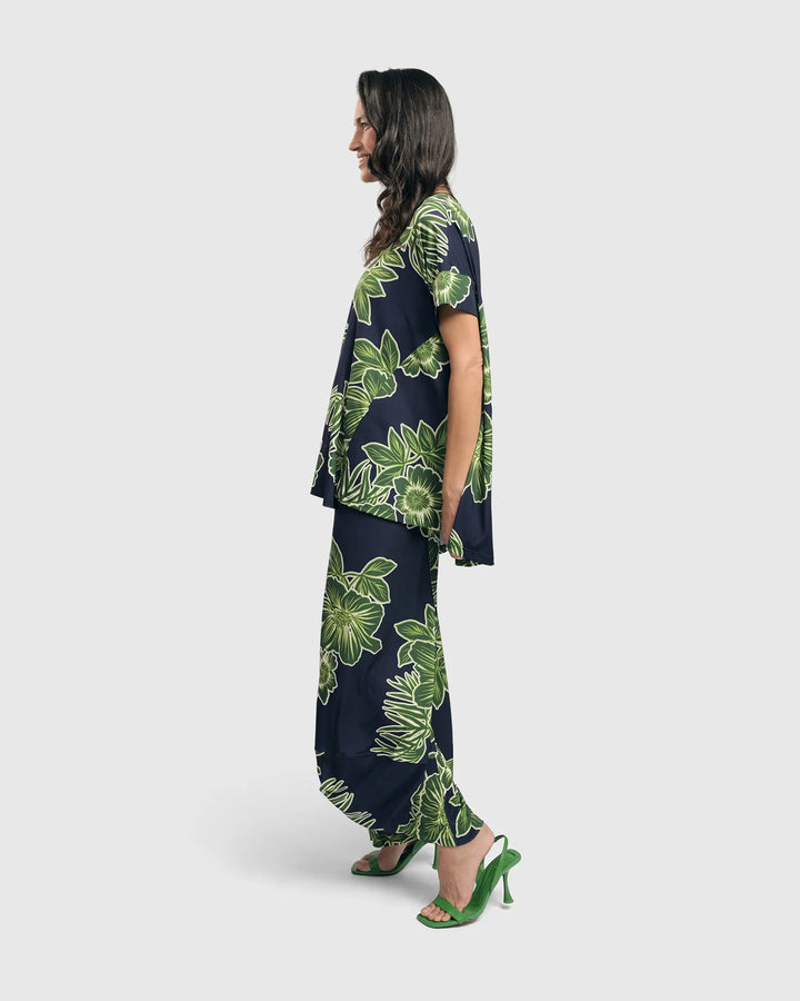 Paradise Punto Pants, Royal/green