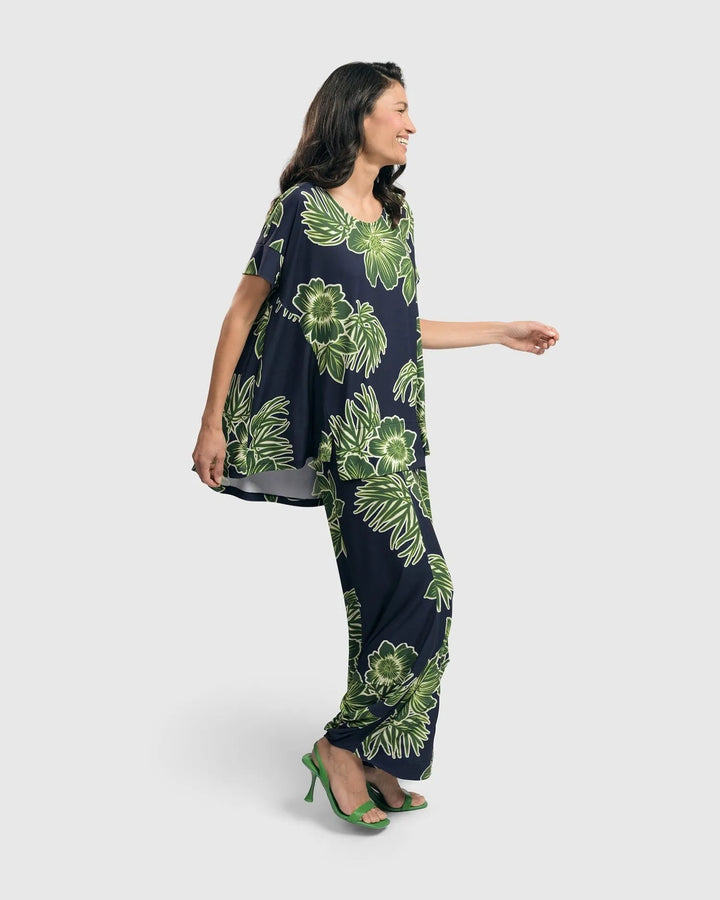 Paradise Punto Pants, Royal/green