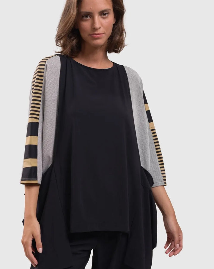 Tekbika Stripe Dolman Top, Dunes