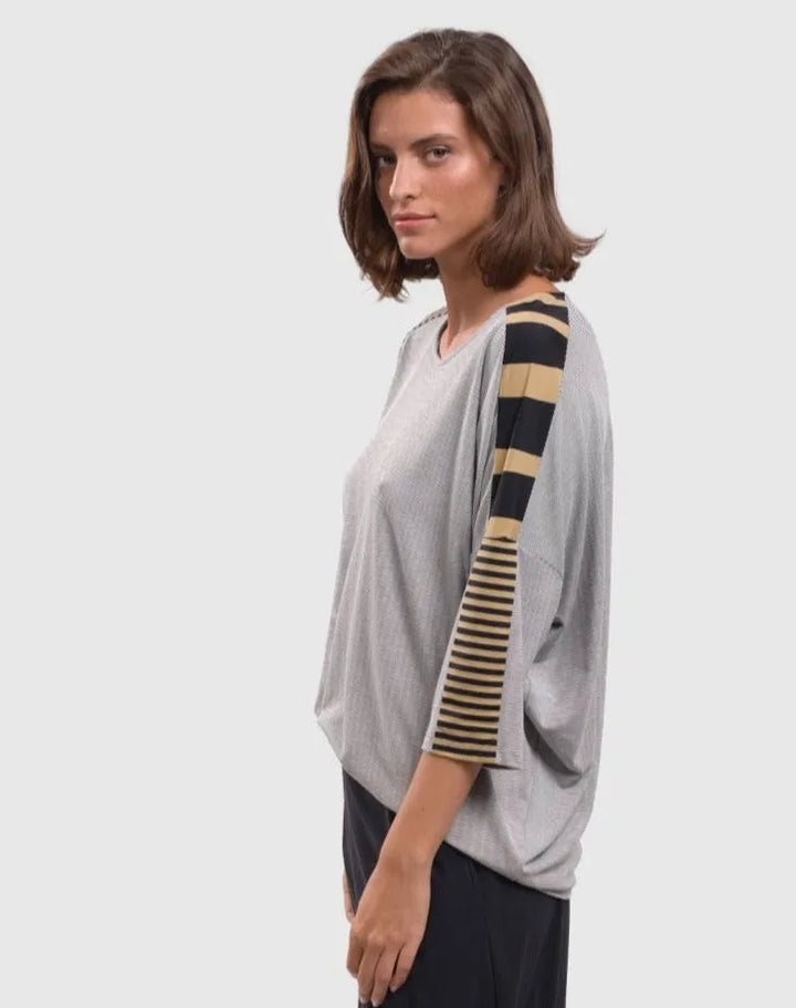 Tekbika Stripe Dolman Top, Dunes