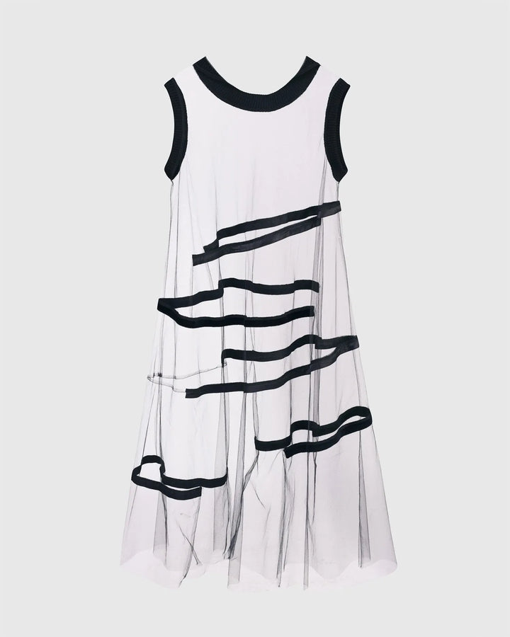 Urban Tulle Maxi Dress, Black