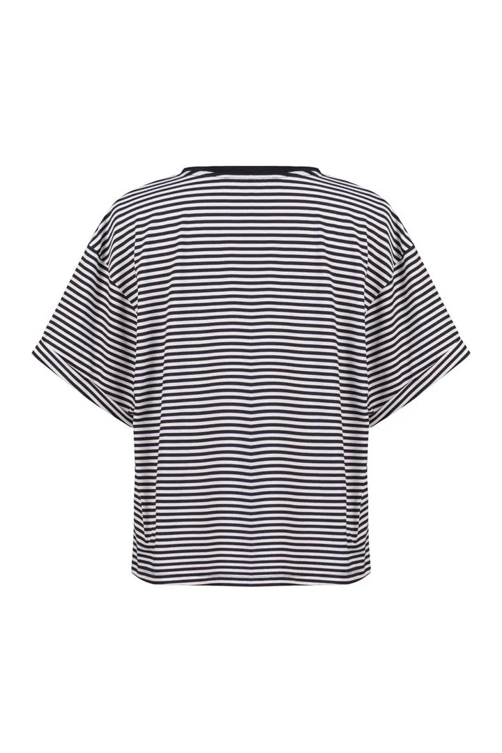 URBAN Heart Appliqué Stripe Tee