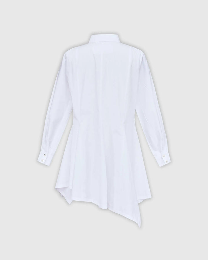 Urban Angle Tunic Top, White