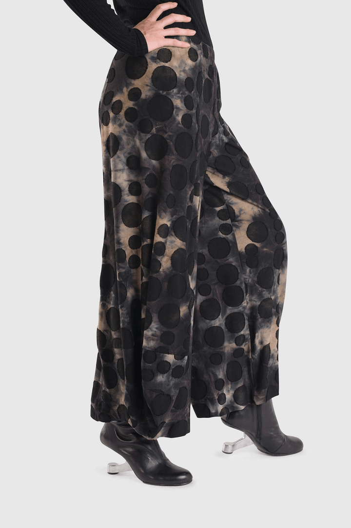 Echo Punto Pants, Coffee - Alembika Designer Women's Clothing
