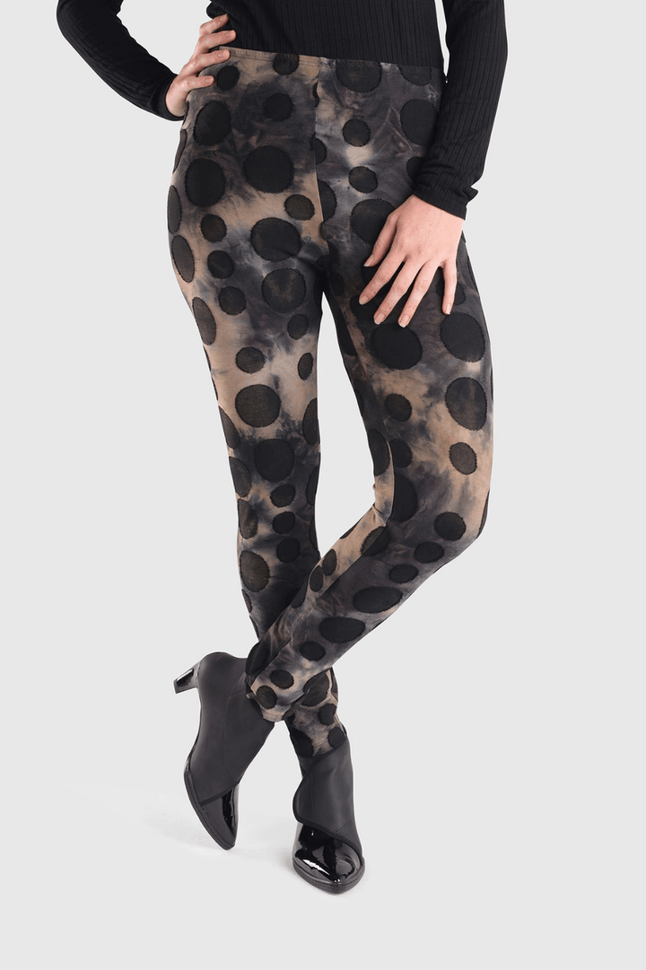 Echo Leggings, Coffee - Alembika Designer Women's Clothing
